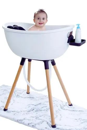 Babu Bath luxury baby bathtub with wooden stand