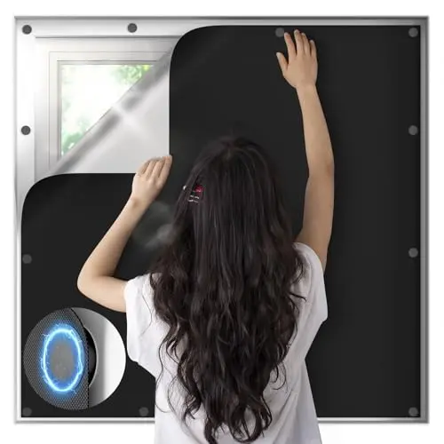 JUJIBL magnetic blackout window cover for nursery