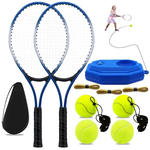 ZHUOKECE kids tennis rackets set with multiple training accessories