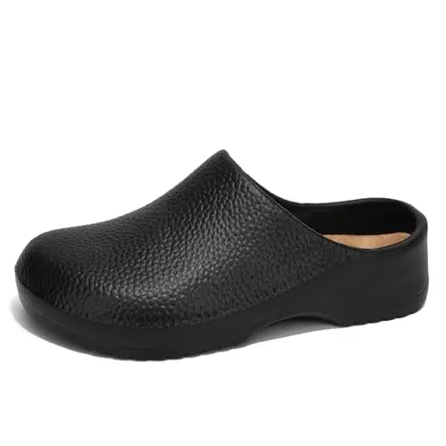 FLIOZY non-slip work clogs with EVA foam for flat feet comfort