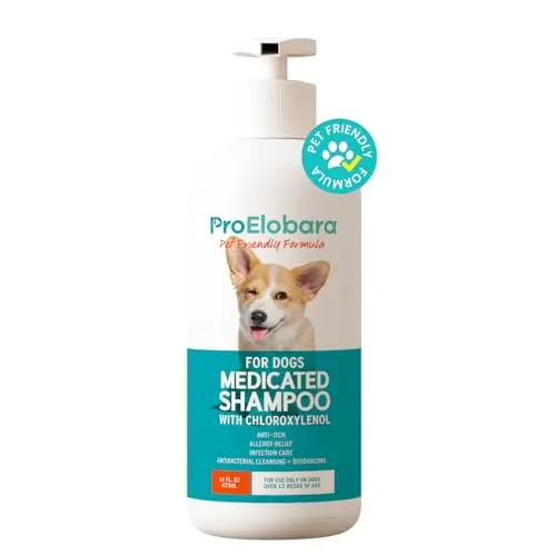 ProElobara medicated dog shampoo for itchy skin and hot spots
